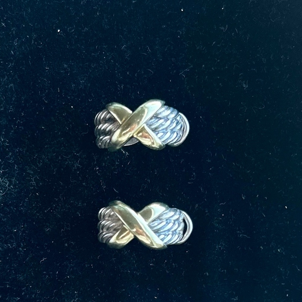 David Yurman Classic "X" earrings